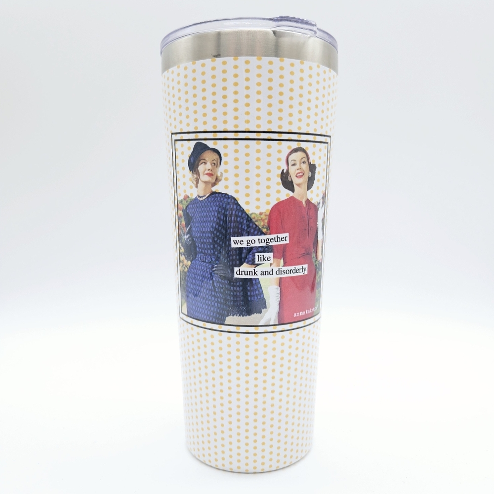 BOSTON INTERNATIONAL x ANNE TAINTOR | 22 oz stainless steel travel tumbler mug